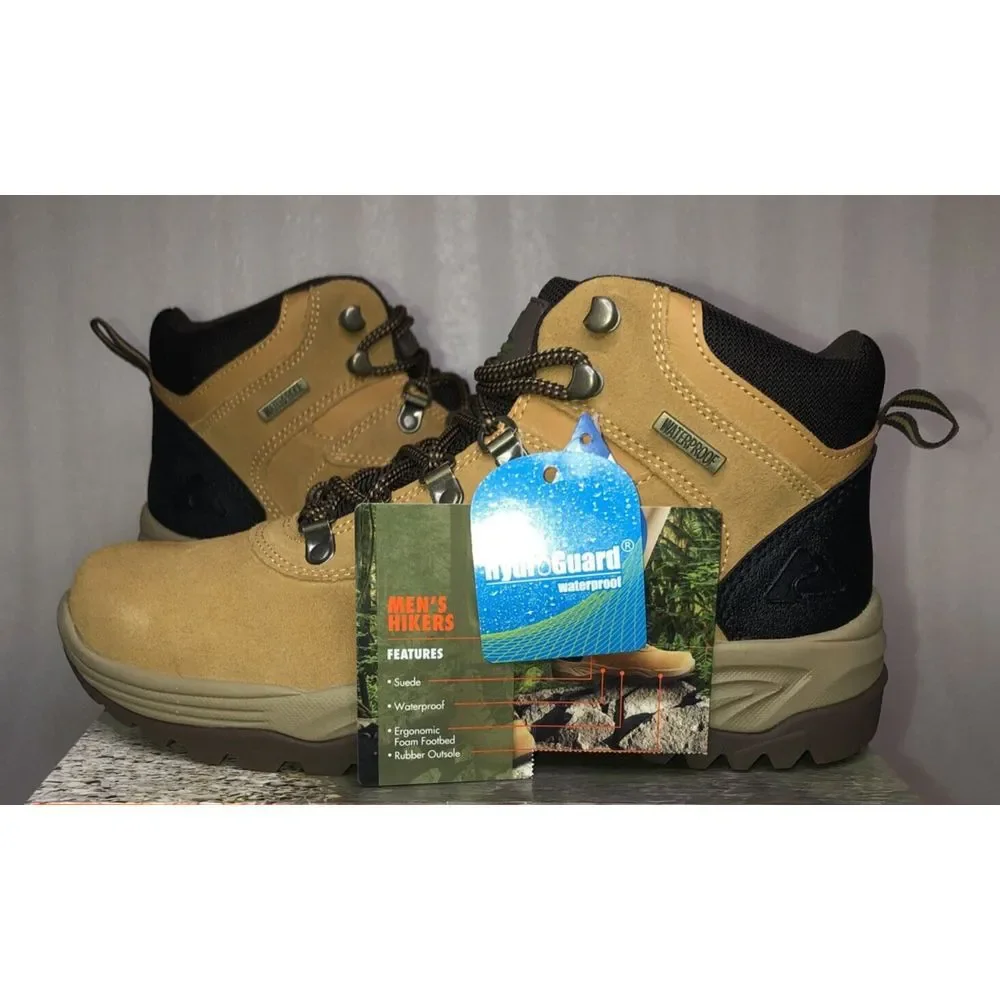 Ozark Trail M OT Free Edge Hiker Suede Wheat Boots Men's Size 13‎ Waterproof NEW